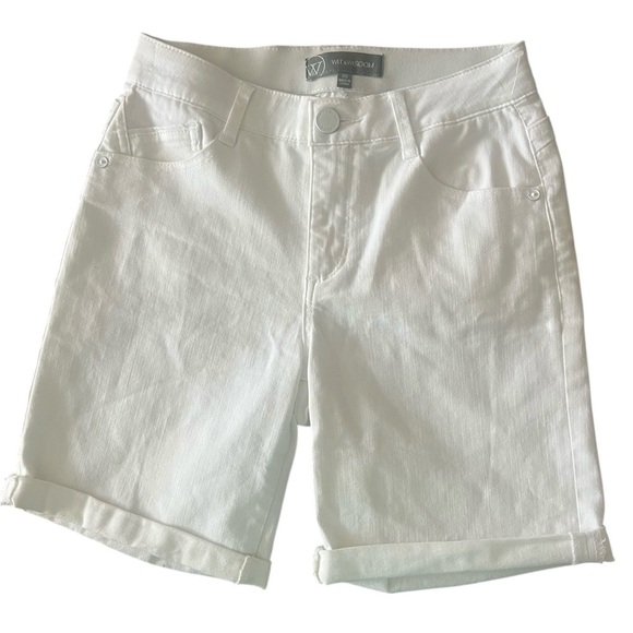 Wit & Wisdom White Bermuda Shorts - Picture 5 of 9